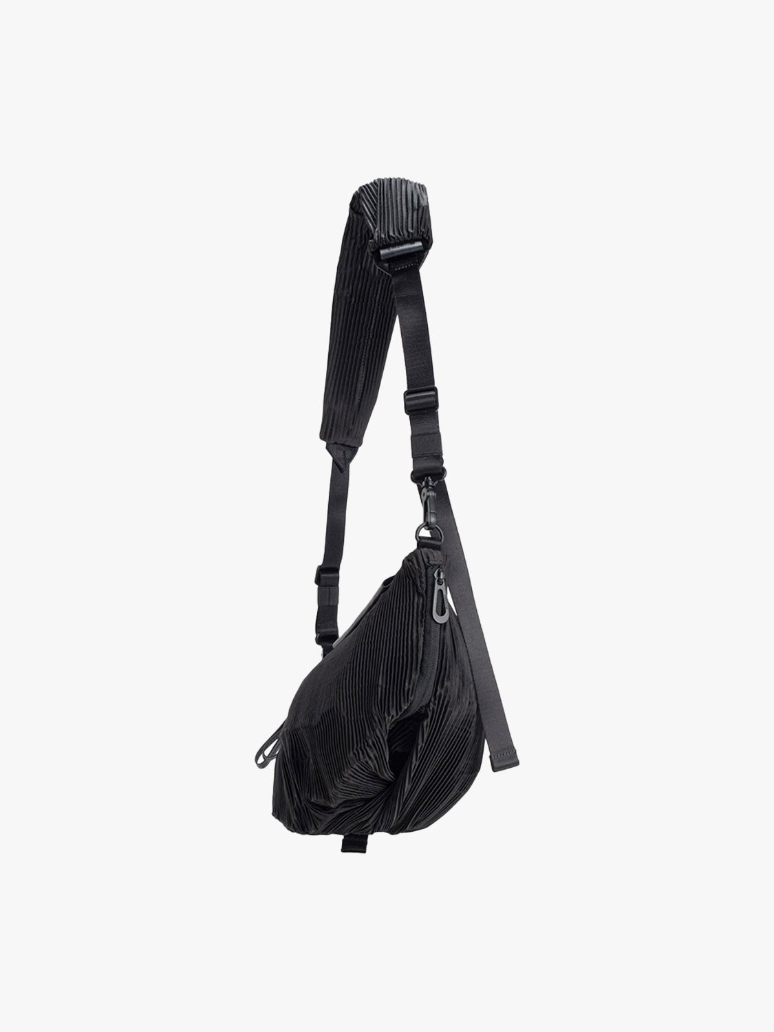 Orne Pleated Black Bag
