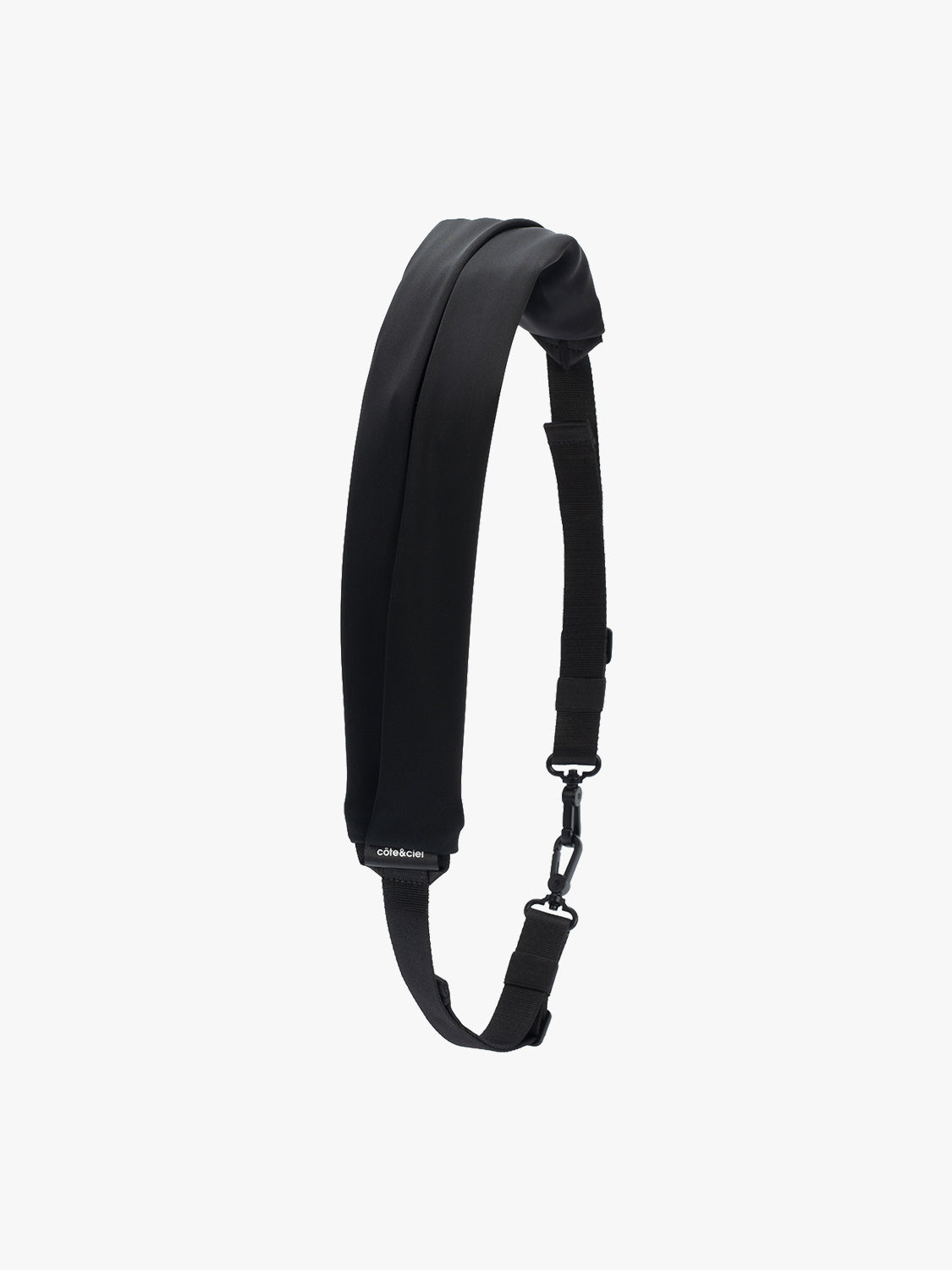 Adda Sleek Black Crossbody Strap