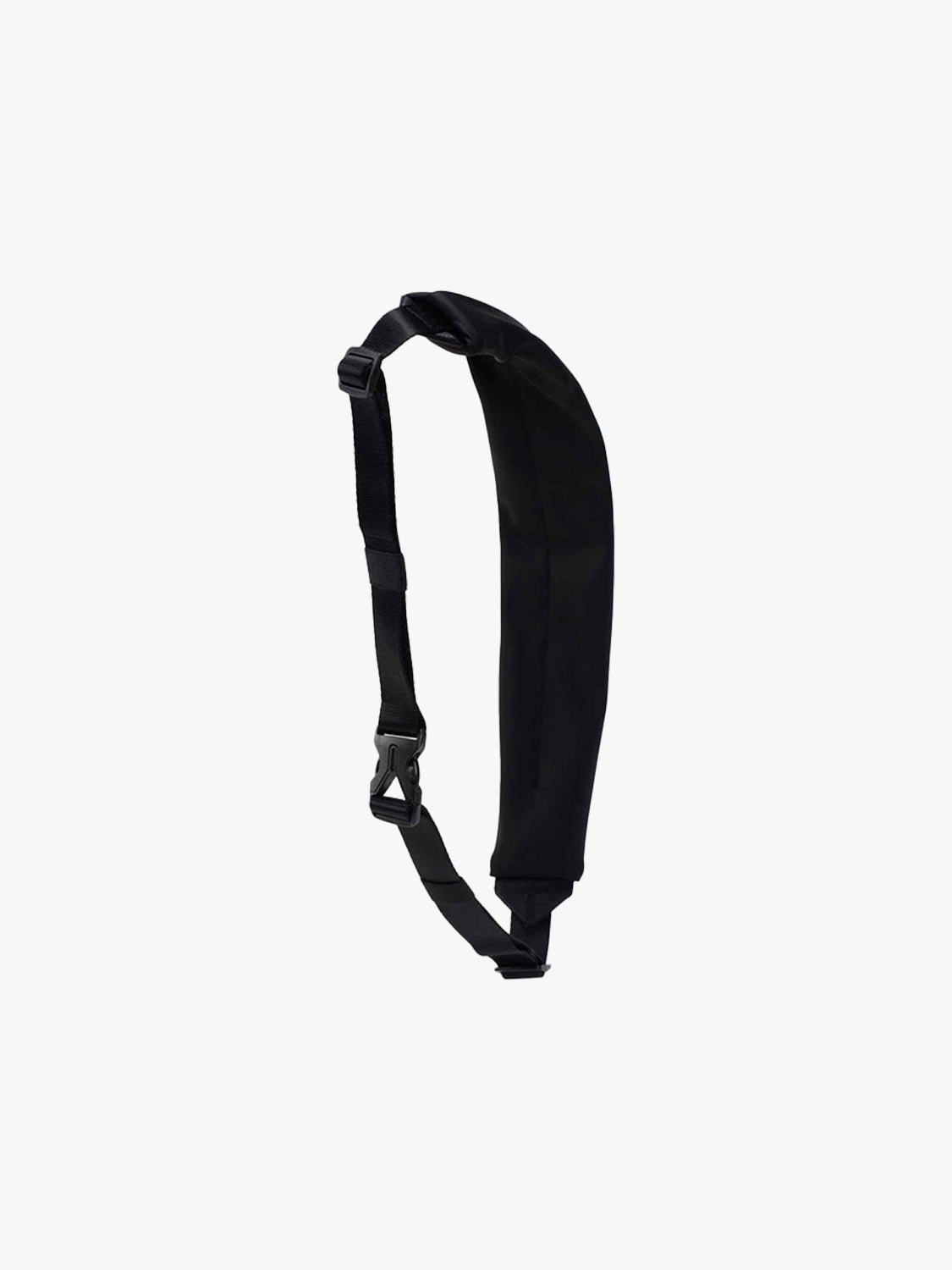 Adda Sleek Black Crossbody Strap