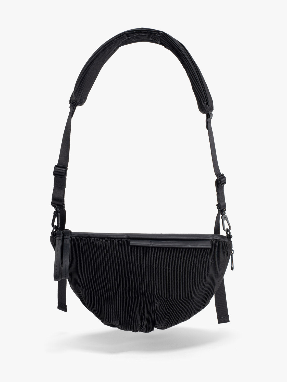 Orne Pleated Black Bag