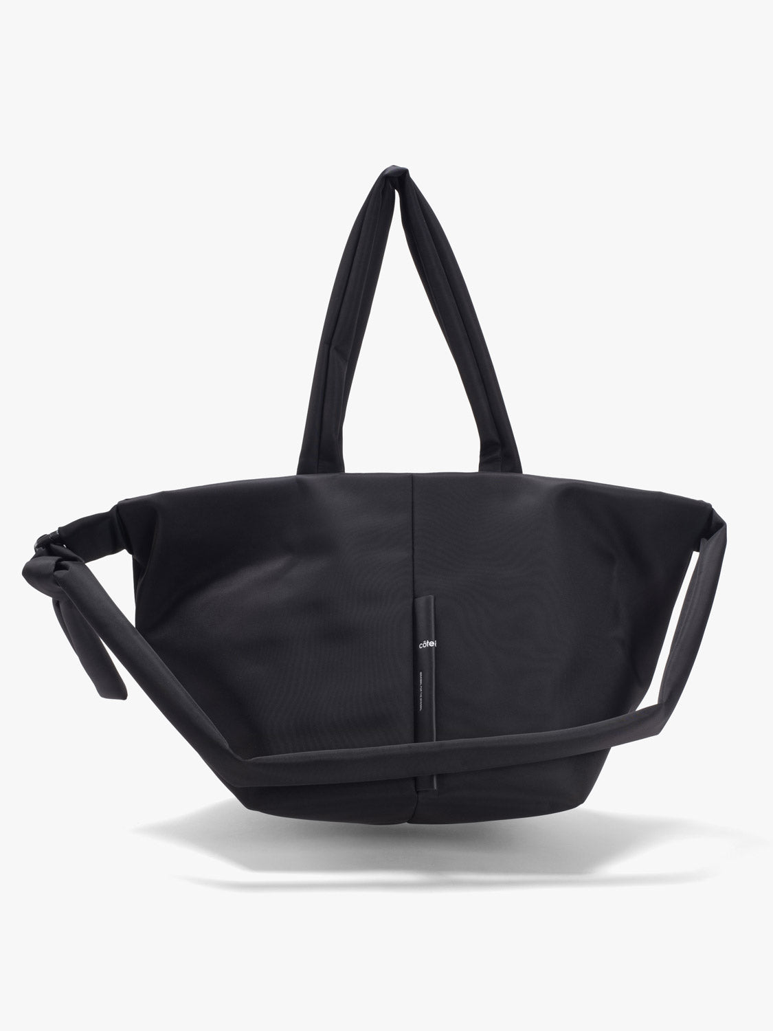 Amu Sleek Nylon Black Bag