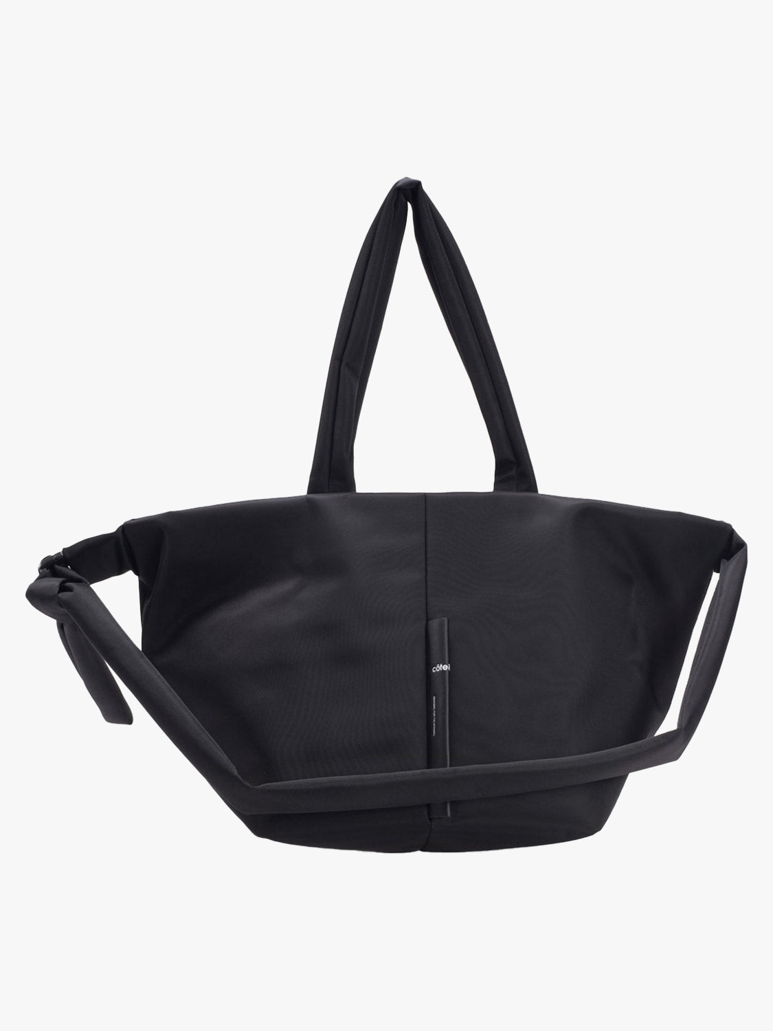Amu Sleek Nylon Black Bag