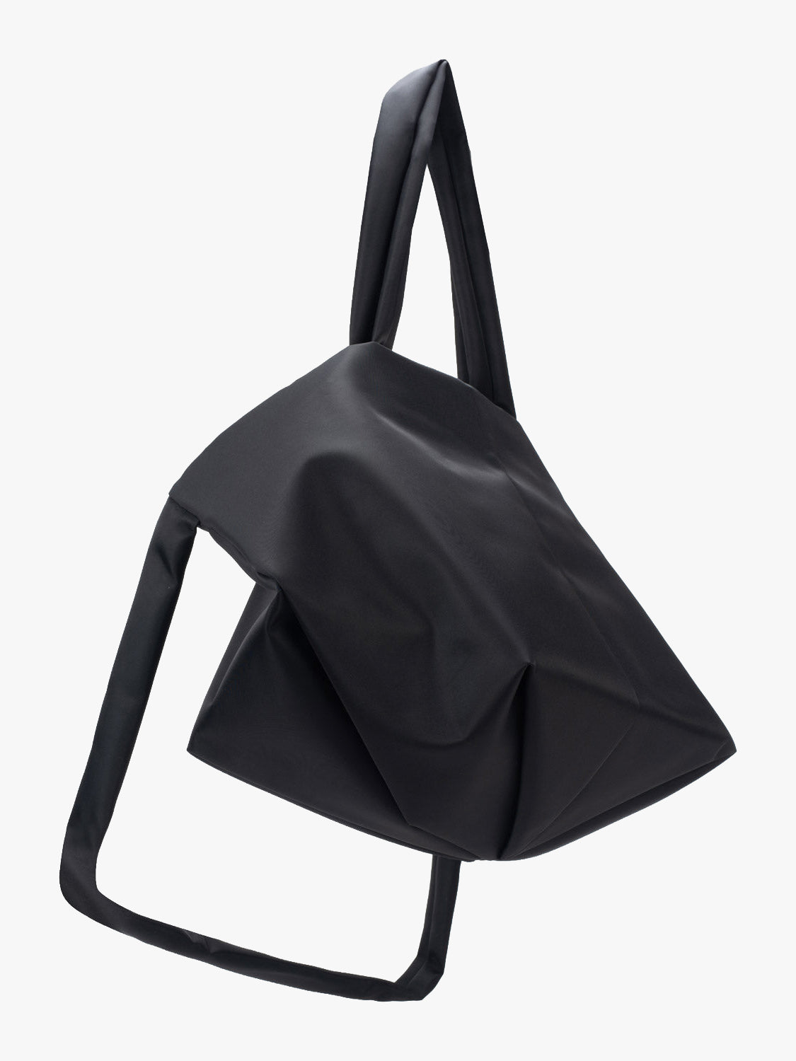 Amu Sleek Nylon Black Bag