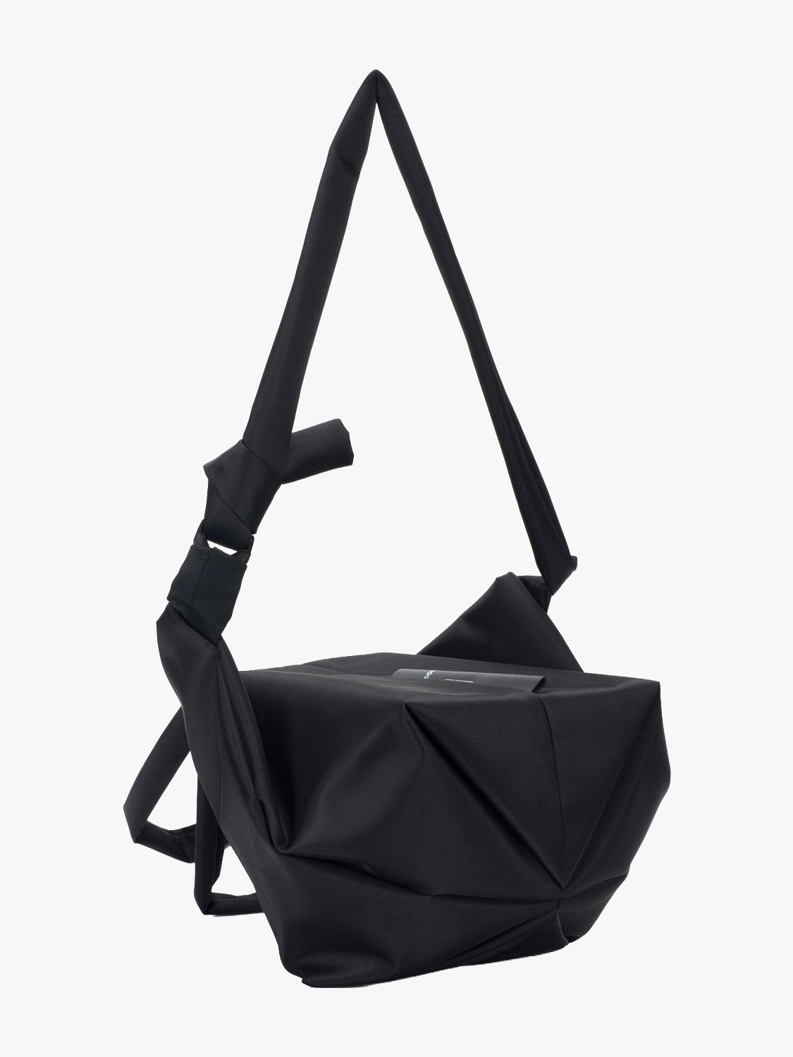 Amu Sleek Nylon Black Bag