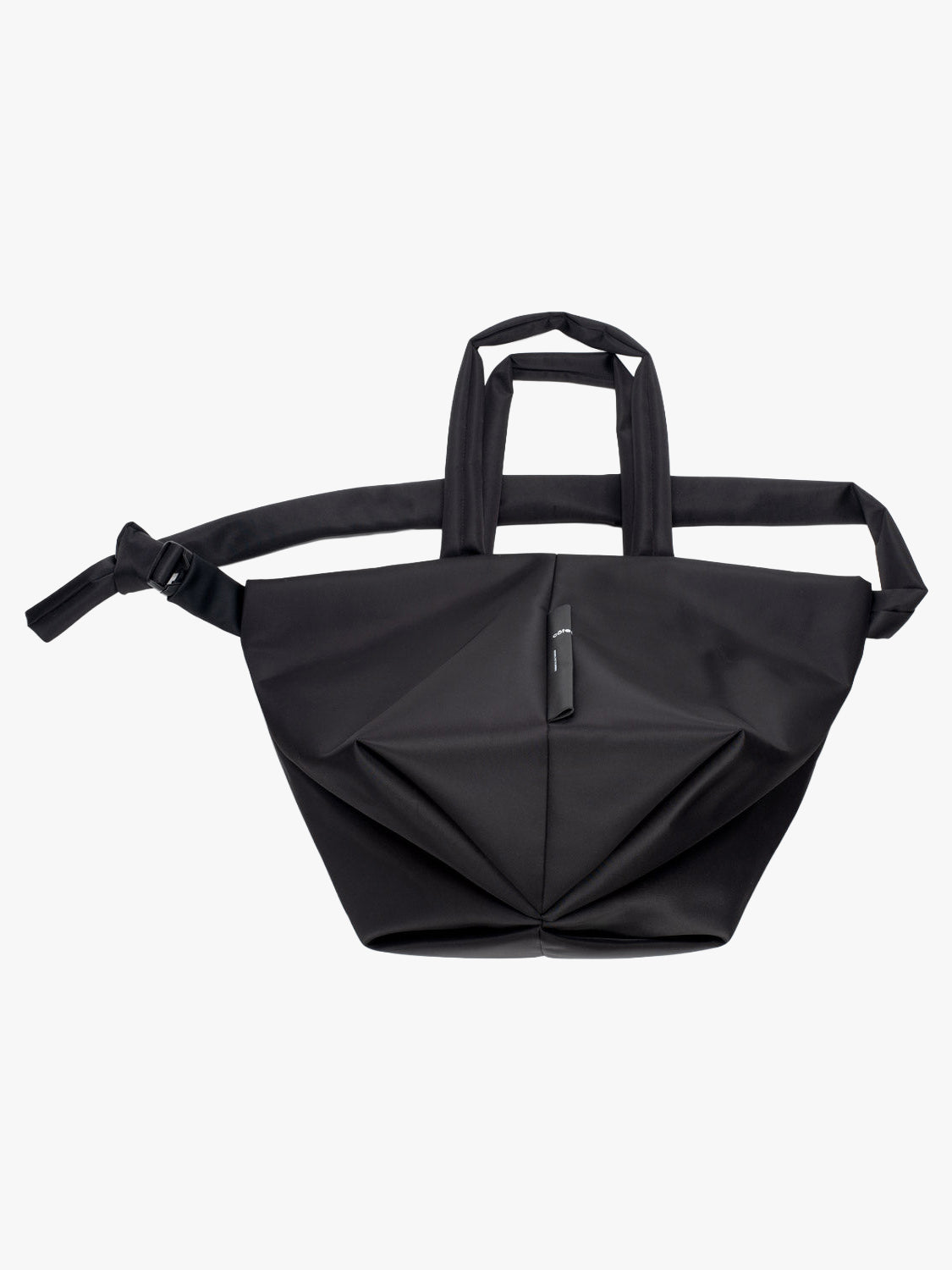 Amu Sleek Nylon Black Bag