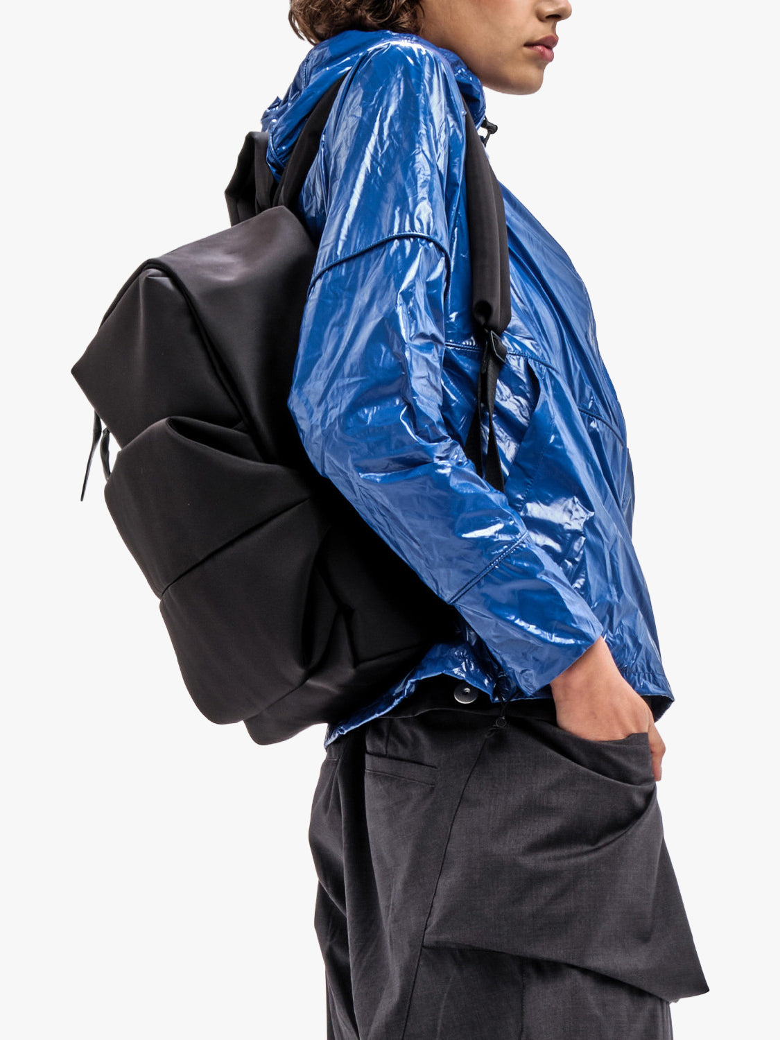 Sava M Sleek Nylon Black Backpack