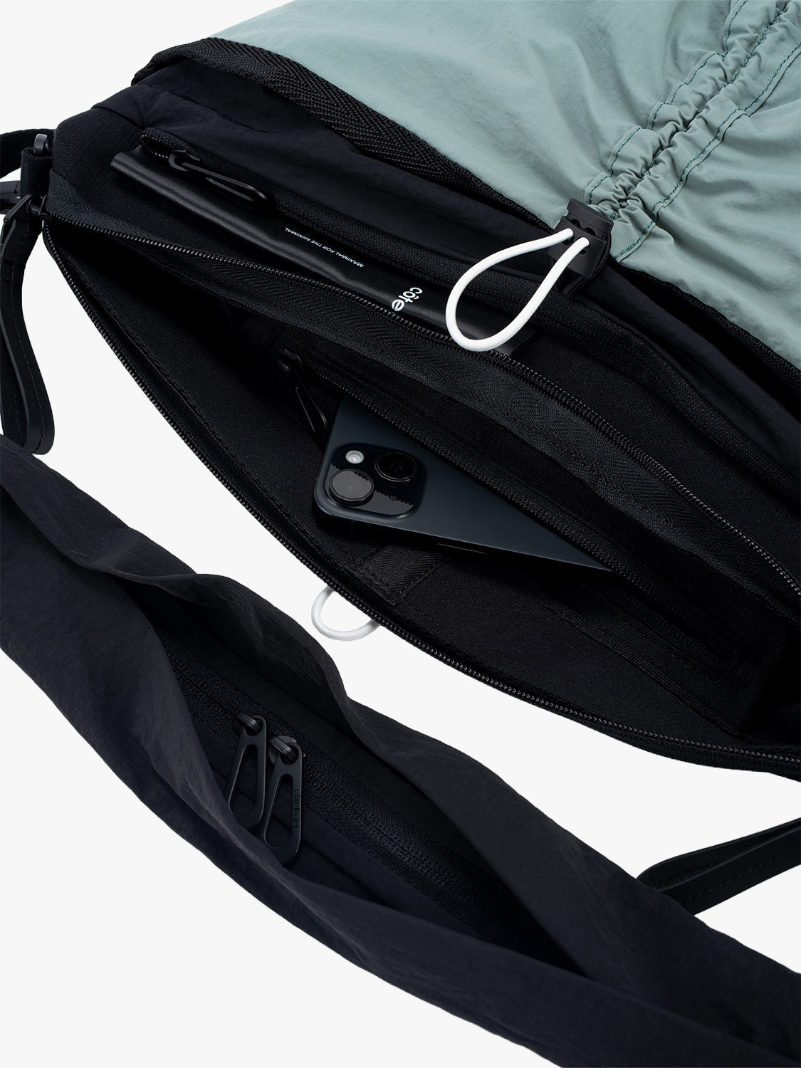 Orne Smooth Black & Sage Green