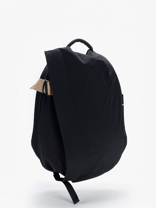 Isar M Smooth Black Colour Accent Backpack