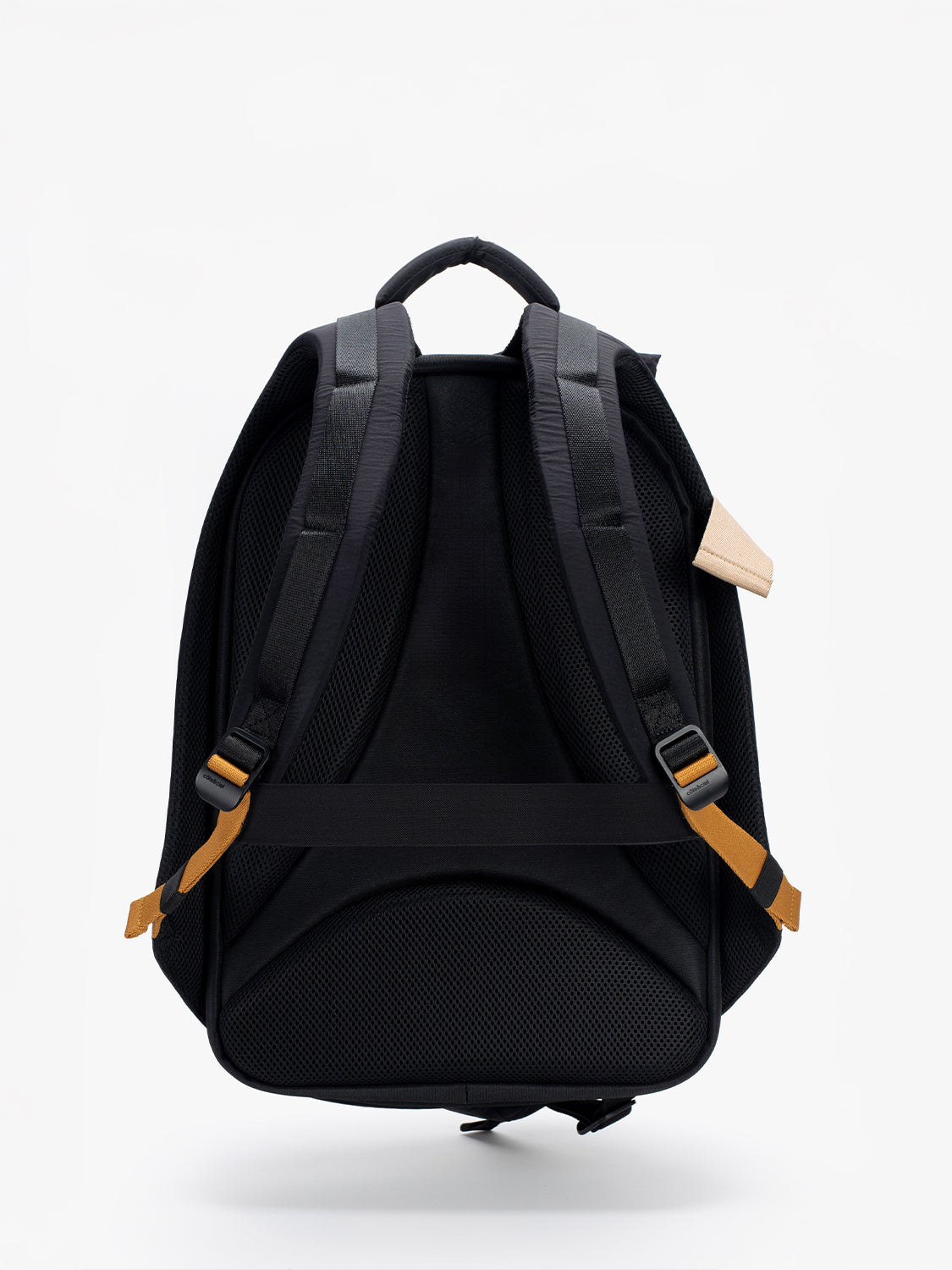 Isar M Smooth Black Colour Accent Backpack