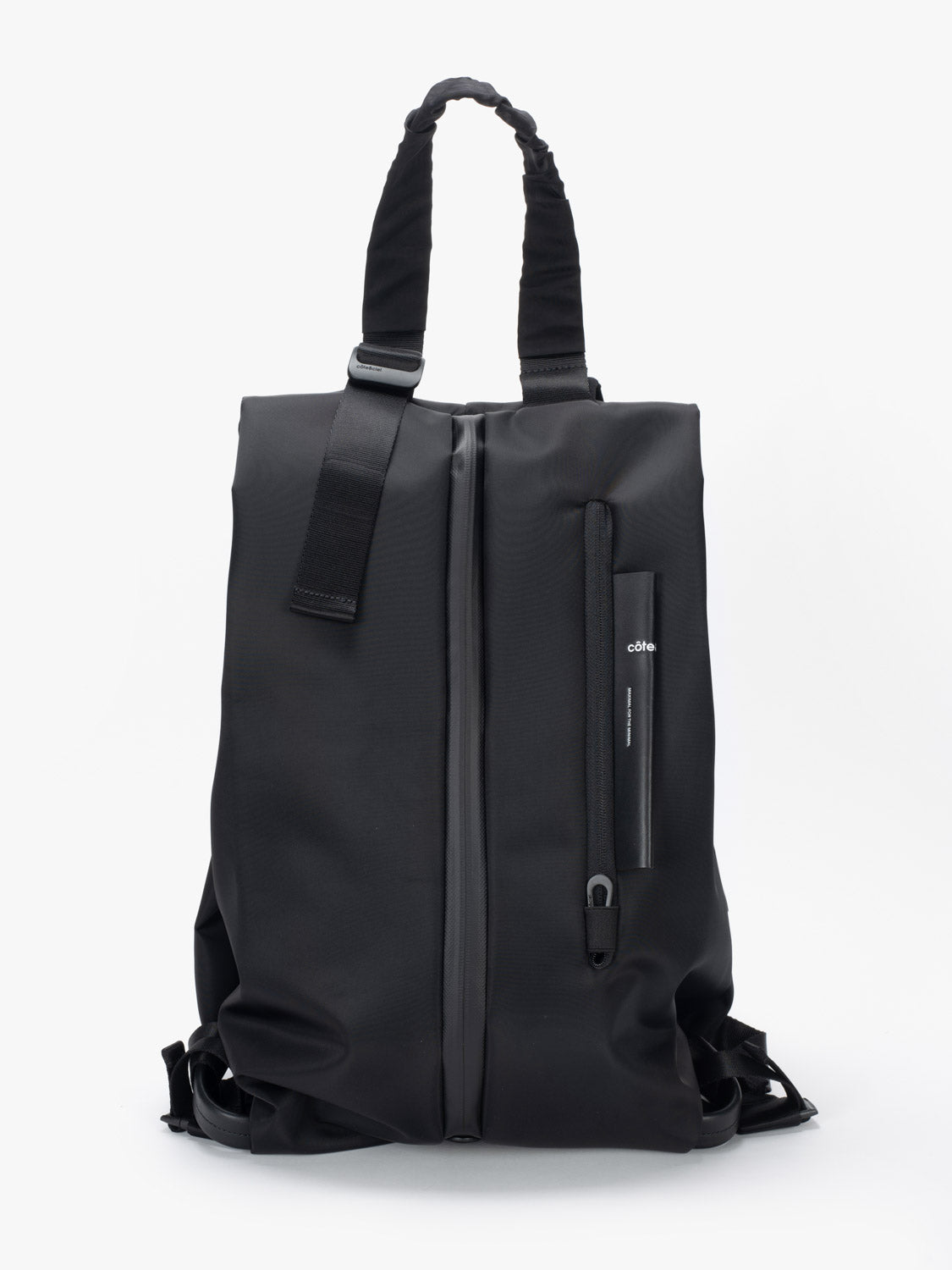 Dala Sleek Nylon Black Backpack