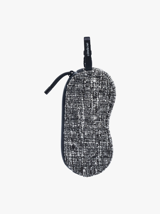 coteetciel Accessory/Eyewear Case Eyewear Pouch Tweed Black & Cream côte&ciel US 29275