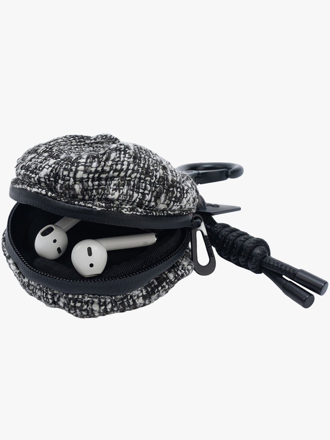 coteetciel Accessory/Pouch AÓOS Nano Tweed Black & Cream côte&ciel US 29276