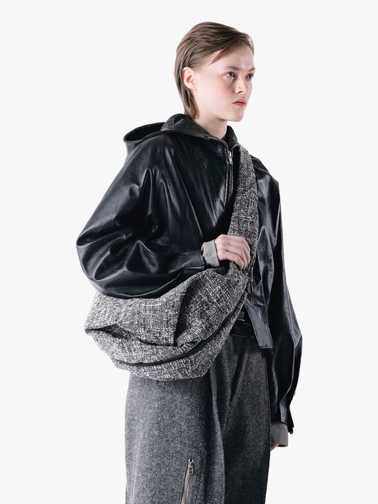 coteetciel Crossbody/Sling Hyco S Tweed Black & Cream côte&ciel US 29272