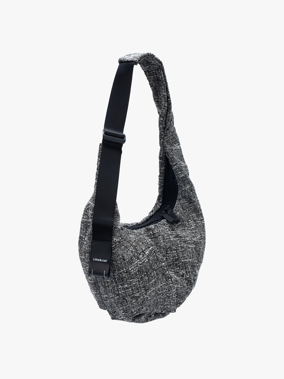 coteetciel Crossbody/Sling Hyco S Tweed Black & Cream côte&ciel US 29272