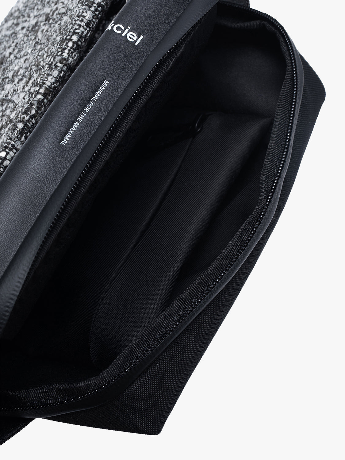 coteetciel Crossbody/Waist Isarau S Tweed Black & Cream côte&ciel US 29274