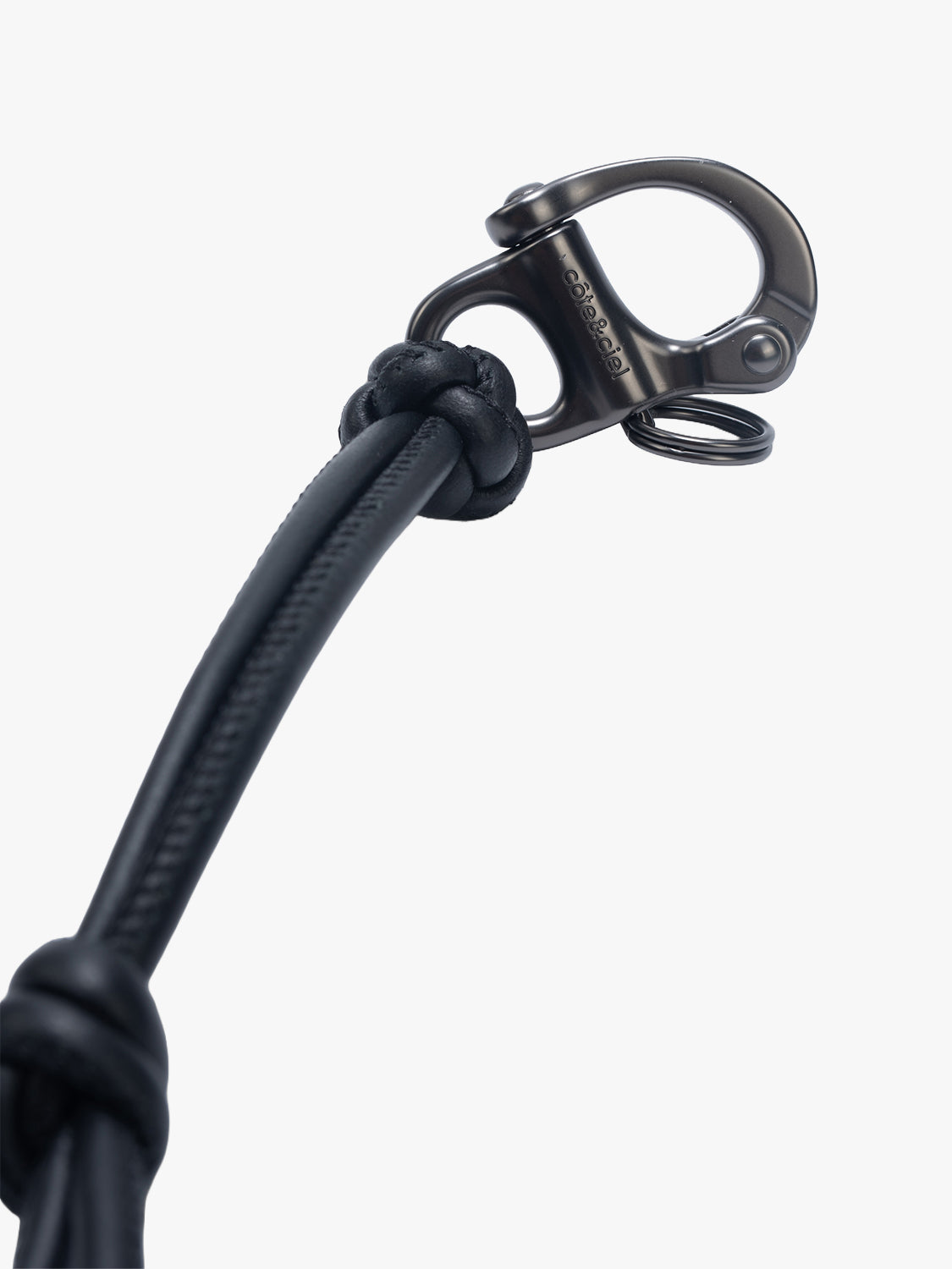 coteetciel Keychain LETGO Cord Knotted Alias Black côte&ciel US 29283