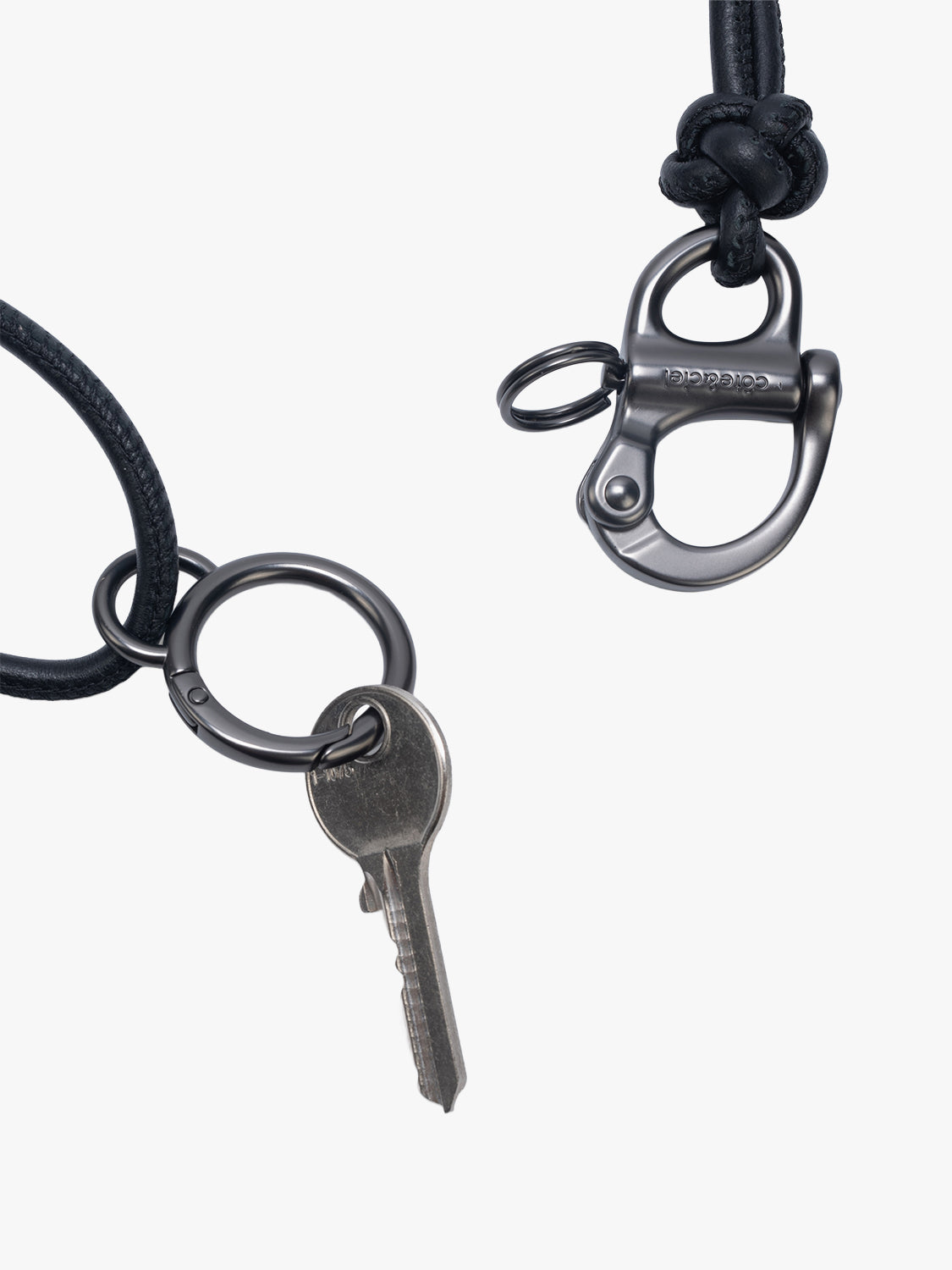 coteetciel Keychain LETGO Cord Knotted Alias Black côte&ciel US 29283