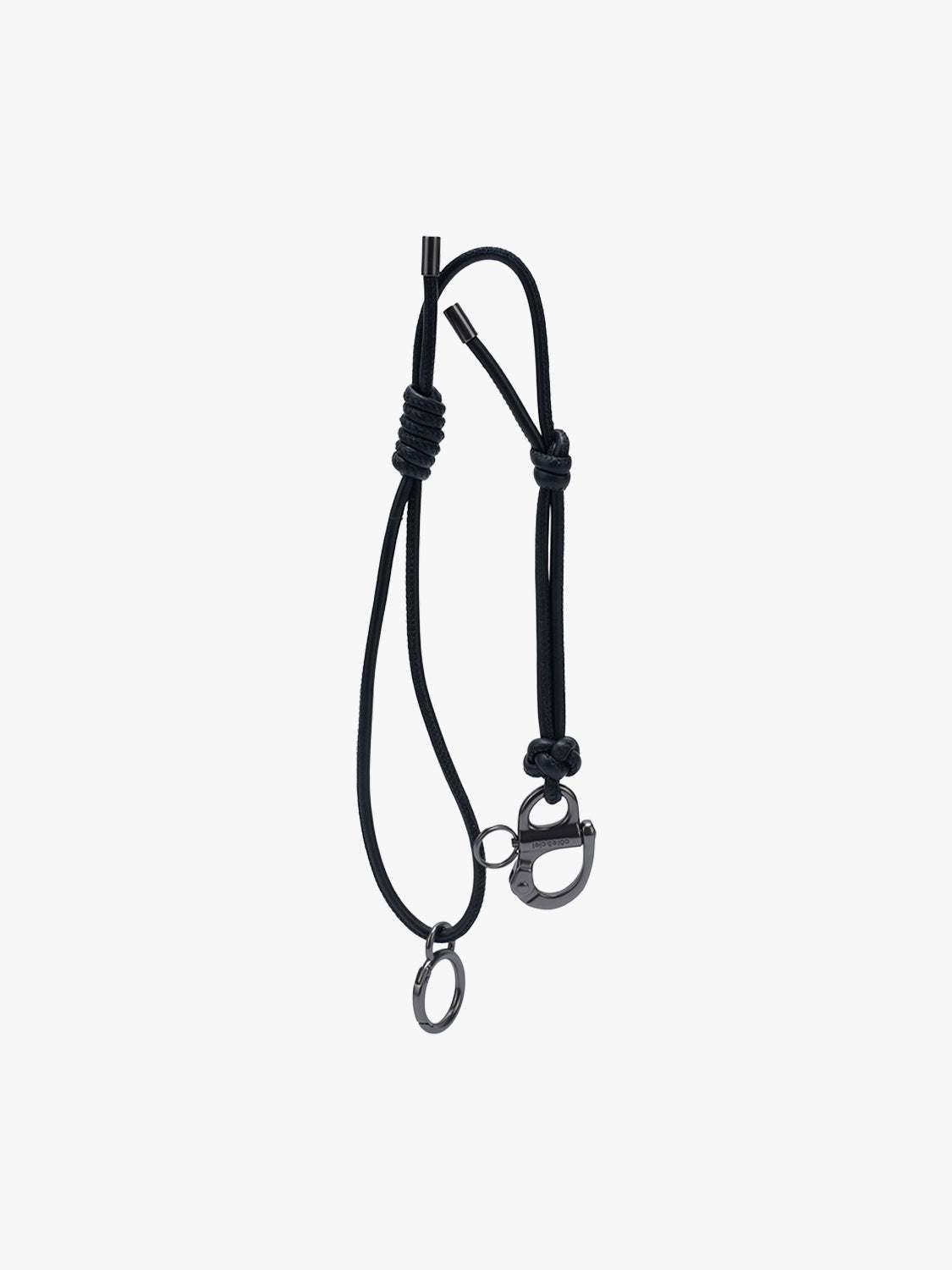 coteetciel Keychain LETGO Cord Knotted Alias Black côte&ciel US 29283